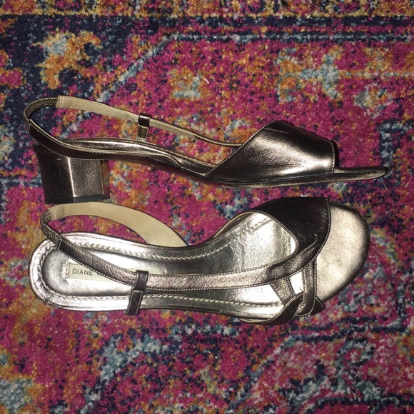pewter low heel sandals